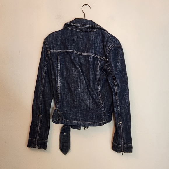 KATE SPADE SATURDAY BELTED JEAN JACKET W ZIPPER - Picture 2 of 12